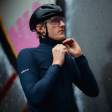 ES16 Langærmet Cykelfleece Supreme unisex. Dark Blue.