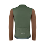 ES16 Supreme Long Sleeve Jersey. Green / Brown