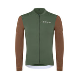 ES16 Supreme Long Sleeve Jersey. Green / Brown