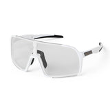 ES16 Enzo cykelbrille. Hvid med photochromic linse